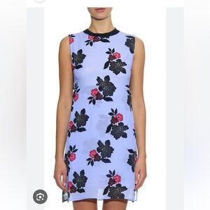 A.L.C. Harvey Floral Silk Shift Mini Dress